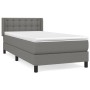 Boxspringbett mit dunkelgrauer Stoffmatratze 90x190 cm von vidaXL, Betten und Lattenroste - Ref: Foro24-3129994, Preis: 319,3...
