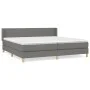 Box spring bed with dark gray fabric mattress 200x200 cm by vidaXL, Beds and slatted bases - Ref: Foro24-3130138, Price: 585,...