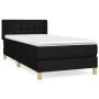 Box spring bed with black fabric mattress 90x200 cm by vidaXL, Beds and slatted bases - Ref: Foro24-3130563, Price: 293,00 €,...