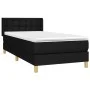 Box spring bed with black fabric mattress 90x200 cm by vidaXL, Beds and slatted bases - Ref: Foro24-3130563, Price: 293,00 €,...