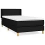 Box spring bed with black fabric mattress 90x200 cm by vidaXL, Beds and slatted bases - Ref: Foro24-3130083, Price: 290,52 €,...