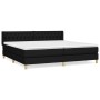 Boxspringbett mit schwarzer Stoffmatratze 200x200 cm von vidaXL, Betten und Lattenroste - Ref: Foro24-3130539, Preis: 595,59 ...