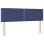 Box spring bed with blue fabric mattress 140x200 cm by vidaXL, Beds and slatted bases - Ref: Foro24-3129639, Price: 434,47 €,...