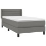 Boxspringbett mit dunkelgrauer Stoffmatratze 90x190 cm von vidaXL, Betten und Lattenroste - Ref: Foro24-3129754, Preis: 317,3...