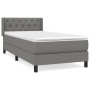 Box spring bed with dark gray fabric mattress 80x200 cm by vidaXL, Beds and slatted bases - Ref: Foro24-3129906, Price: 293,0...
