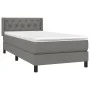 Box spring bed with dark gray fabric mattress 80x200 cm by vidaXL, Beds and slatted bases - Ref: Foro24-3129906, Price: 301,9...