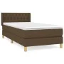 Boxspringbett mit dunkelbrauner Stoffmatratze 90x200 cm von vidaXL, Betten und Lattenroste - Ref: Foro24-3130484, Preis: 296,...