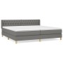Boxspringbett mit dunkelgrauer Stoffmatratze 200x200 cm von vidaXL, Betten und Lattenroste - Ref: Foro24-3130538, Preis: 575,...