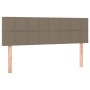 Cama box spring con colchón tela gris taupe 140x200 cm de vidaXL, Camas y somieres - Ref: Foro24-3130277, Precio: 437,75 €, D...