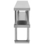 Mesa de trabajo de cocina con estante acero inox 120x60x150 cm de vidaXL, Restauración - Ref: Foro24-3054470, Precio: 261,71 ...