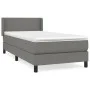 Box spring bed with dark gray fabric mattress 80x200 cm by vidaXL, Beds and slatted bases - Ref: Foro24-3129506, Price: 298,3...