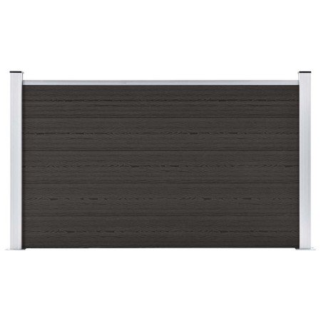 Panel de valla WPC negro 180x105 cm en Paneles de vallas | Comprar online en Foro24