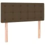 Box spring bed with dark brown fabric mattress 90x200 cm by vidaXL, Beds and slatted bases - Ref: Foro24-3130004, Price: 290,...