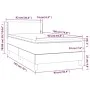 Box spring bed with light gray fabric mattress 90x190 cm by vidaXL, Beds and slatted bases - Ref: Foro24-3129513, Price: 296,...