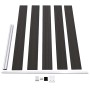 Panel de valla WPC negro 175x105 cm