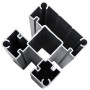 Panel de valla WPC negro 175x105 cm