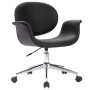 Drehbarer Bürostuhl aus schwarzem Kunstleder von vidaXL, Bürostühle - Ref: Foro24-3054824, Preis: 121,13 €, Rabatt: %