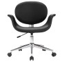 Drehbarer Bürostuhl aus schwarzem Kunstleder von vidaXL, Bürostühle - Ref: Foro24-3054824, Preis: 121,13 €, Rabatt: %