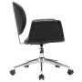 Drehbarer Bürostuhl aus schwarzem Kunstleder von vidaXL, Bürostühle - Ref: Foro24-3054824, Preis: 121,13 €, Rabatt: %