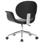 Drehbarer Bürostuhl aus schwarzem Kunstleder von vidaXL, Bürostühle - Ref: Foro24-3054824, Preis: 121,13 €, Rabatt: %