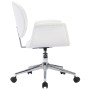 Drehbarer Bürostuhl aus weißem Kunstleder von vidaXL, Bürostühle - Ref: Foro24-3054825, Preis: 154,42 €, Rabatt: %