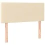 Cama box spring con colchón tela color crema 100x200 cm de vidaXL, Camas y somieres - Ref: Foro24-3130094, Precio: 298,64 €, ...