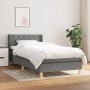 Cama box spring con colchón tela gris oscuro 80x200 cm de vidaXL, Camas y somieres - Ref: Foro24-3130466, Precio: 281,94 €, D...