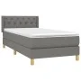 Box spring bed with dark gray fabric mattress 80x200 cm by vidaXL, Beds and slatted bases - Ref: Foro24-3130466, Price: 296,9...