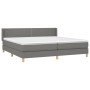Boxspringbett mit dunkelgrauer Stoffmatratze 200x200 cm von vidaXL, Betten und Lattenroste - Ref: Foro24-3130218, Preis: 558,...