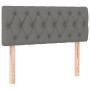 Box spring bed with dark gray fabric mattress 90x200 cm by vidaXL, Beds and slatted bases - Ref: Foro24-3130482, Price: 316,0...