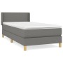 Boxspringbett mit dunkelgrauer Stoffmatratze 100x200 cm von vidaXL, Betten und Lattenroste - Ref: Foro24-3130090, Preis: 318,...