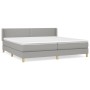 Boxspringbett mit hellgrauer Stoffmatratze 200x200 cm von vidaXL, Betten und Lattenroste - Ref: Foro24-3130217, Preis: 569,75...