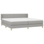 Boxspringbett mit hellgrauer Stoffmatratze 200x200 cm von vidaXL, Betten und Lattenroste - Ref: Foro24-3130217, Preis: 569,75...