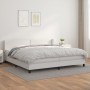 Boxspringbett mit weißer Kunstledermatratze 200x200 cm von vidaXL, Betten und Lattenroste - Ref: Foro24-3130740, Preis: 591,2...