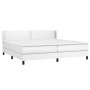 Boxspringbett mit weißer Kunstledermatratze 200x200 cm von vidaXL, Betten und Lattenroste - Ref: Foro24-3130740, Preis: 591,2...