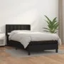Cama box spring con colchón cuero sintético negro 100x200 cm de vidaXL, Camas y somieres - Ref: Foro24-3130763, Precio: 311,2...