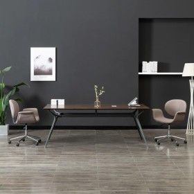 Taupe gray fabric swivel office chair by vidaXL, Office chairs - Ref: Foro24-3054829, Price: 152,54 €, Discount: %