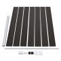 Panel de valla WPC gris 175x146 cm