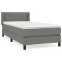 Box spring bed with dark gray fabric mattress 100x200 cm by vidaXL, Beds and slatted bases - Ref: Foro24-3129850, Price: 329,...
