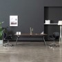 Drehbare Esszimmerstühle 2 Einheiten aus schwarzem Kunstleder von vidaXL, Essstühle - Ref: Foro24-3054854, Preis: 236,54 €, R...