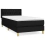 Box spring bed with black fabric mattress 90x200 cm by vidaXL, Beds and slatted bases - Ref: Foro24-3130483, Price: 297,79 €,...