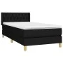 Box spring bed with black fabric mattress 90x200 cm by vidaXL, Beds and slatted bases - Ref: Foro24-3130483, Price: 297,79 €,...