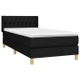 Cama box spring con colchón tela negro 90x200 cm de vidaXL, Camas y somieres - Ref: Foro24-3130483, Precio: 297,61 €, Descuen...
