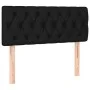 Box spring bed with black fabric mattress 90x200 cm by vidaXL, Beds and slatted bases - Ref: Foro24-3130483, Price: 297,79 €,...