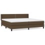 Boxspringbett mit dunkelbrauner Stoffmatratze 200x200 cm von vidaXL, Betten und Lattenroste - Ref: Foro24-3129660, Preis: 587...
