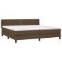 Boxspringbett mit dunkelbrauner Stoffmatratze 200x200 cm von vidaXL, Betten und Lattenroste - Ref: Foro24-3129660, Preis: 587...