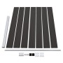 Panel de valla WPC negro 175x146 cm