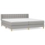 Boxspringbett mit hellgrauer Stoffmatratze 180x200 cm von vidaXL, Betten und Lattenroste - Ref: Foro24-3130609, Preis: 547,03...