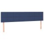 Box spring bed with blue fabric mattress 200x200 cm by vidaXL, Beds and slatted bases - Ref: Foro24-3130303, Price: 617,27 €,...
