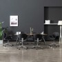 Drehbare Esszimmerstühle 6-teilig aus schwarzem Kunstleder von vidaXL, Essstühle - Ref: Foro24-3054856, Preis: 733,20 €, Raba...